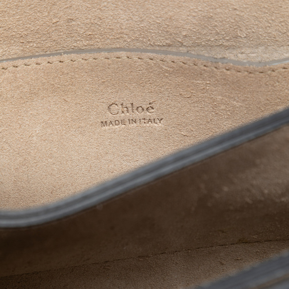 Pre-Loved Chloé Small Suede and Calfskin Faye Crossbody - Picture 5 of 7